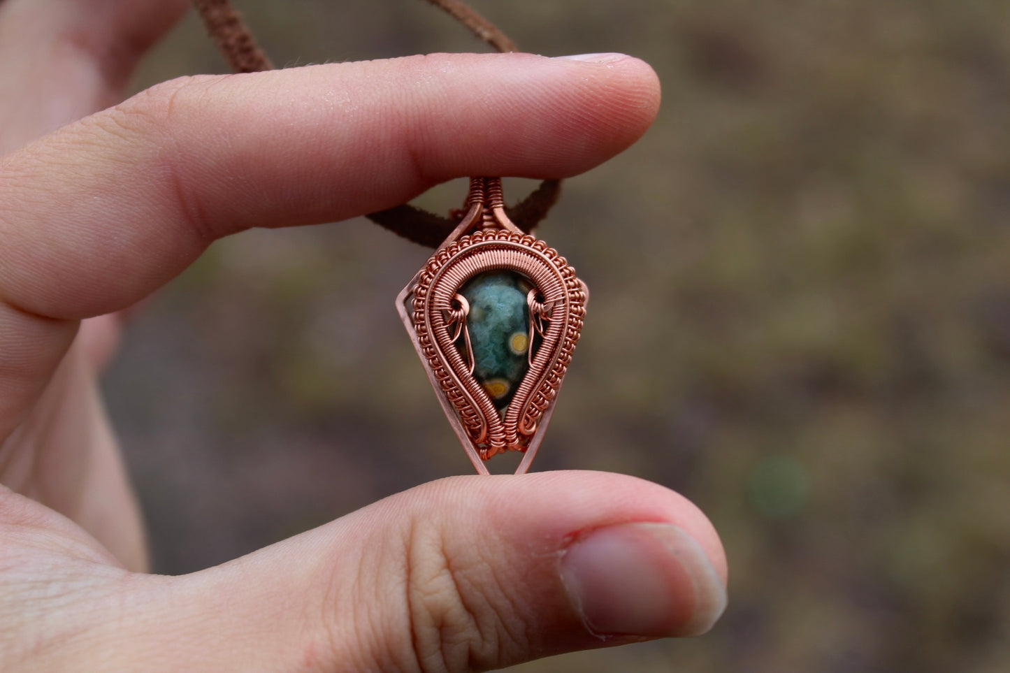 Ocean Jasper Pendant