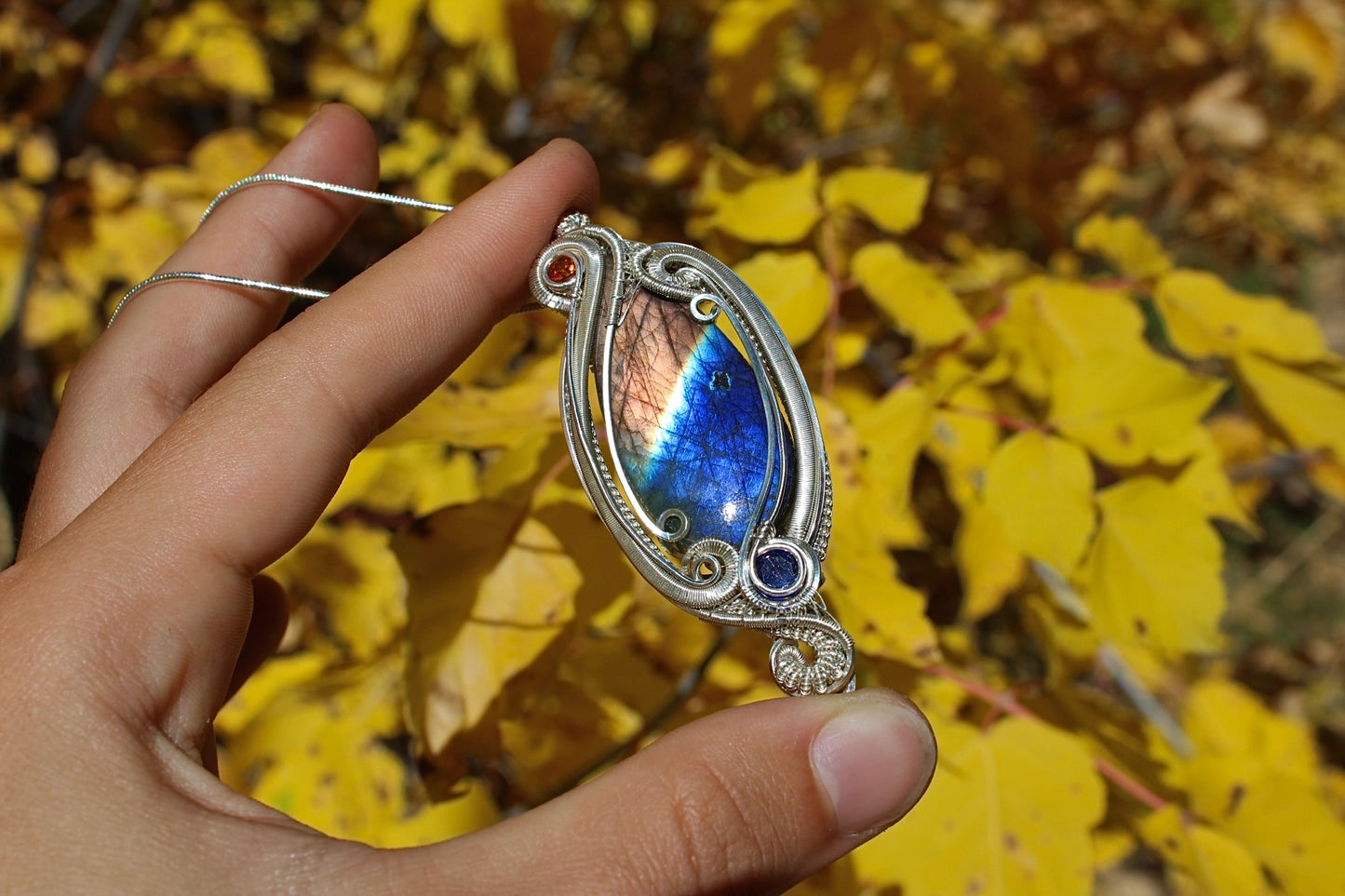 Ocean Sunset - Labradorite Pendant