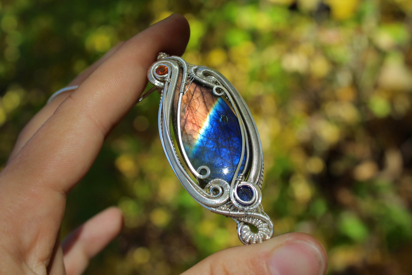 Ocean Sunset - Labradorite Pendant