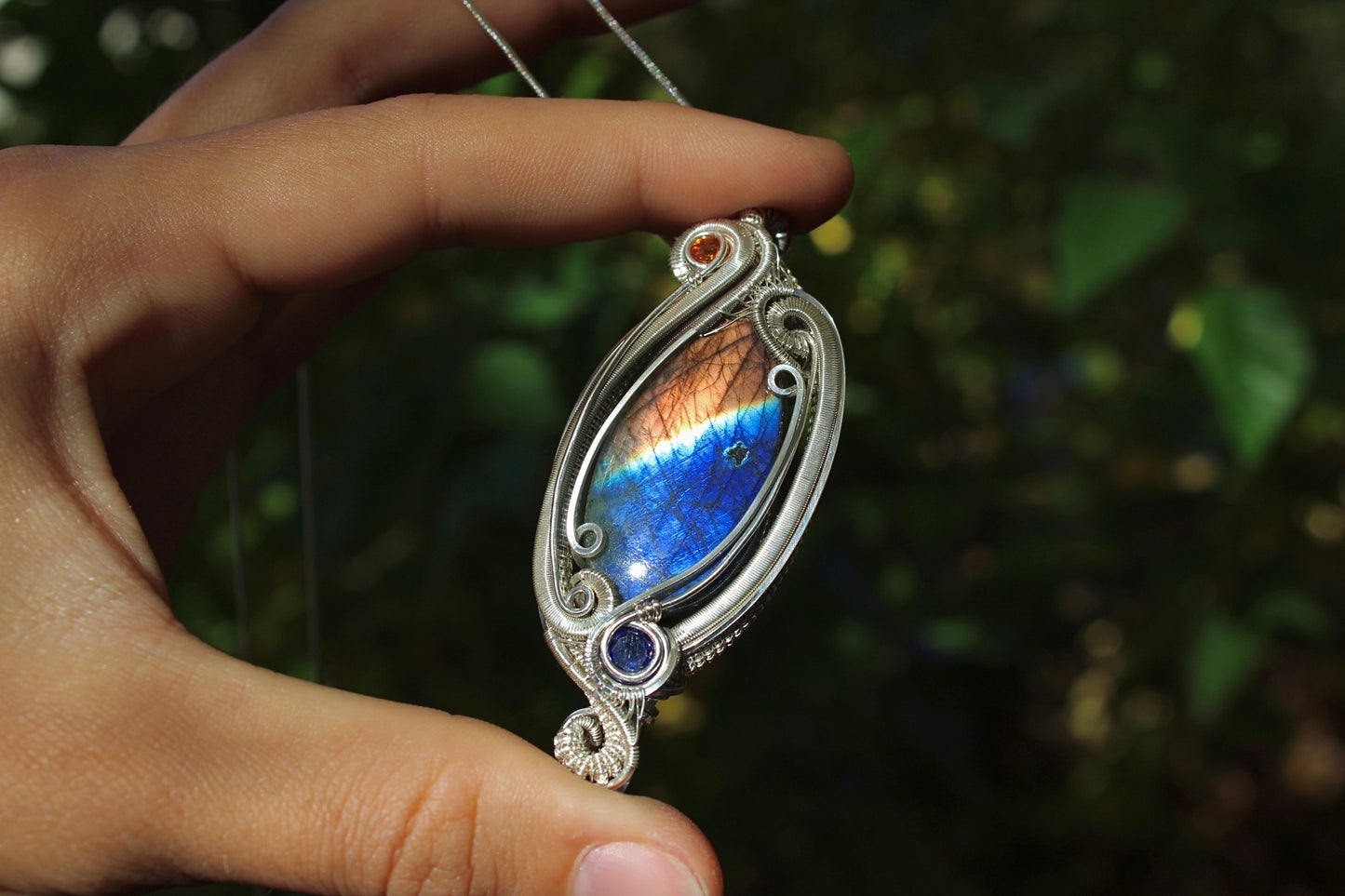 Ocean Sunset - Labradorite Pendant