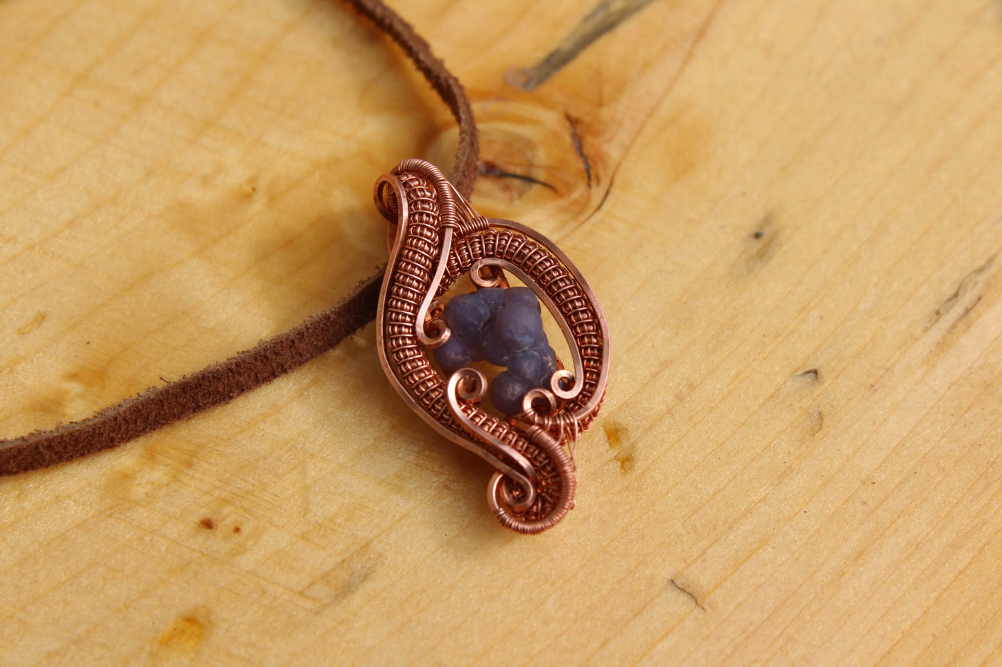 Grape Agate Pendant