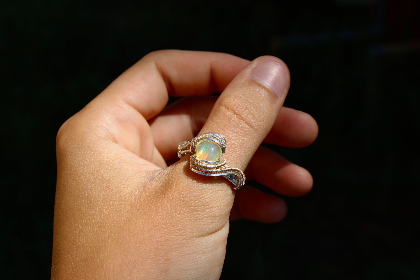 “Joy” Opal Ring - Size 8.5