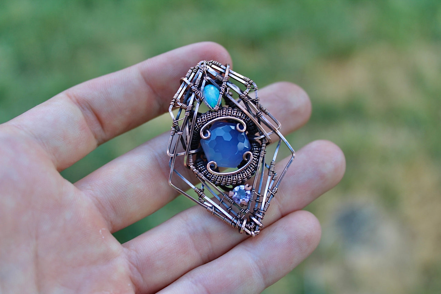 “Mothership ” - Chalcedony Pendant