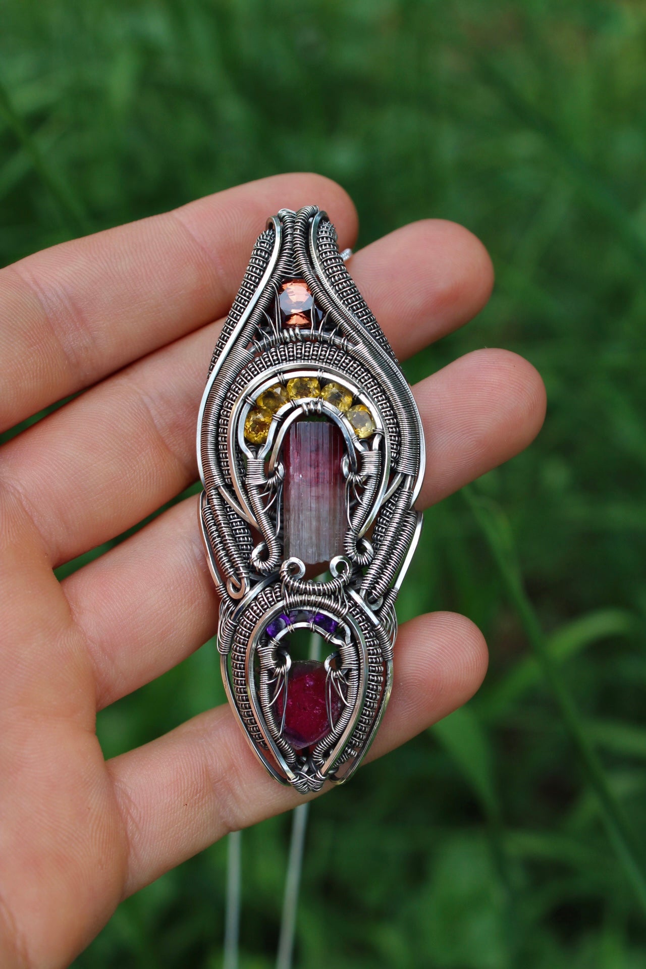 Gratitude - Tourmaline Pendant