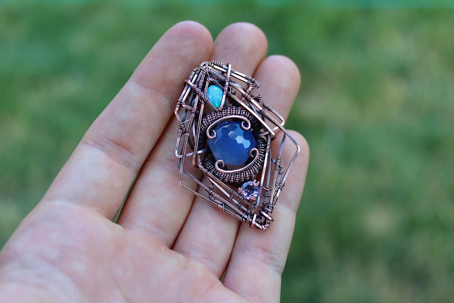 “Mothership ” - Chalcedony Pendant