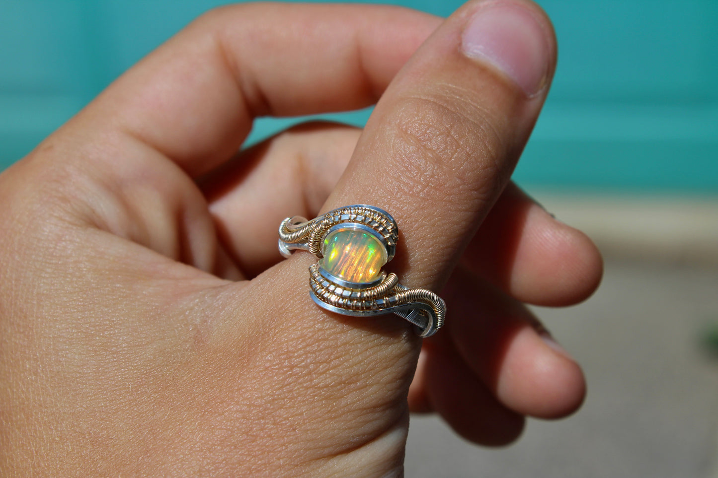 “Joy” Opal Ring - Size 8.5