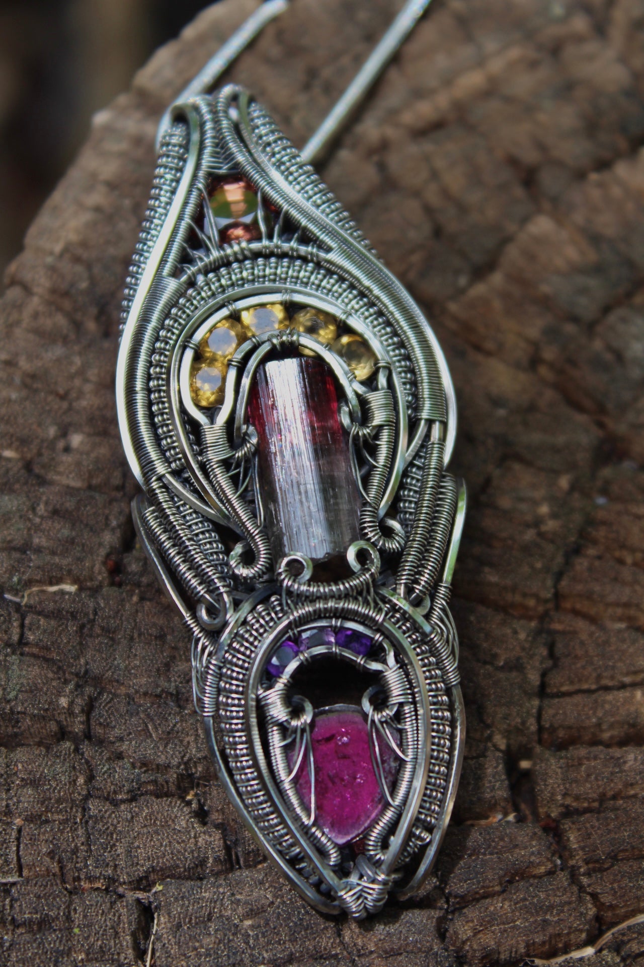 Gratitude - Tourmaline Pendant