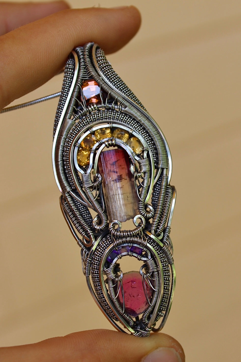 Gratitude - Tourmaline Pendant