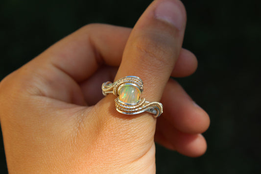 “Joy” Opal Ring - Size 8.5