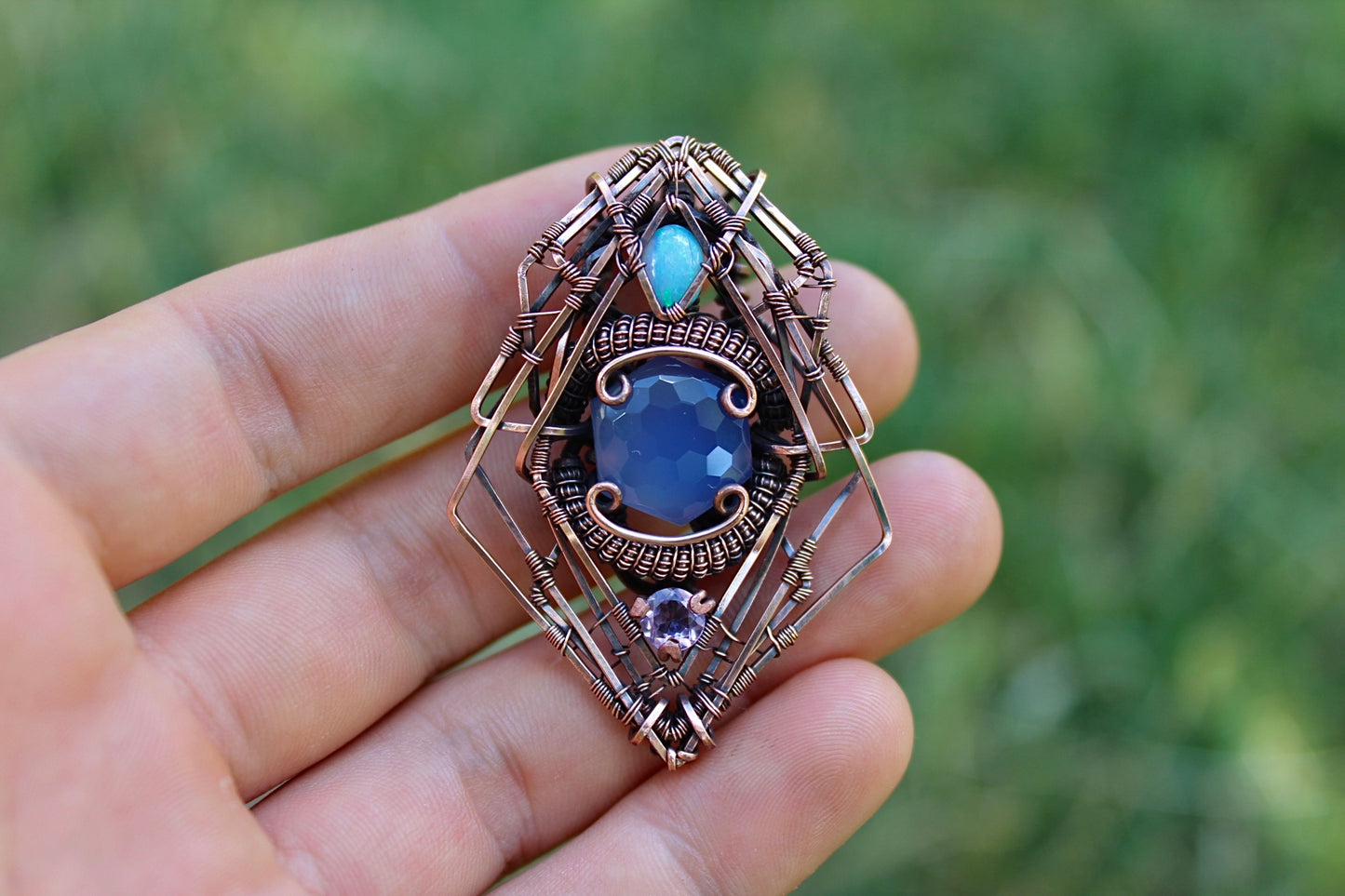 “Mothership ” - Chalcedony Pendant