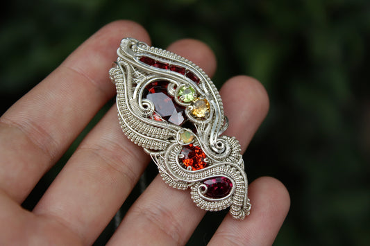 A Brisk Morning - Zircon Pendant