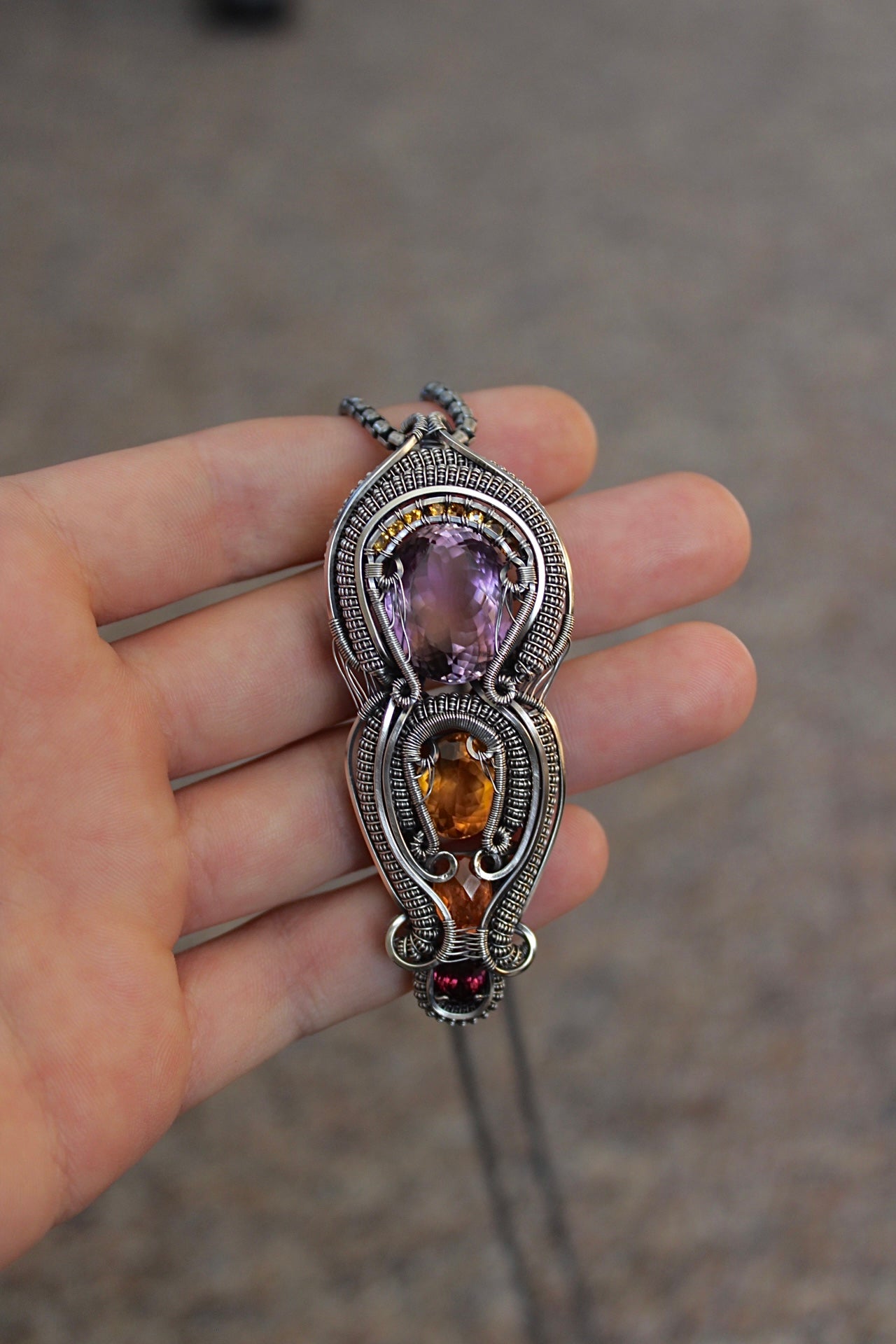 Sunset Skies - Ametrine Pendant