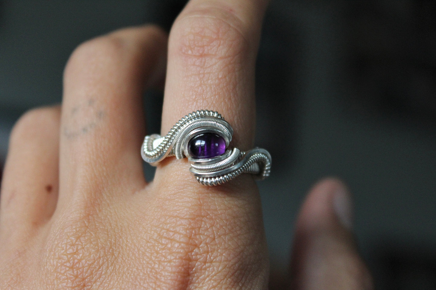 Amethyst Ring- Size 8