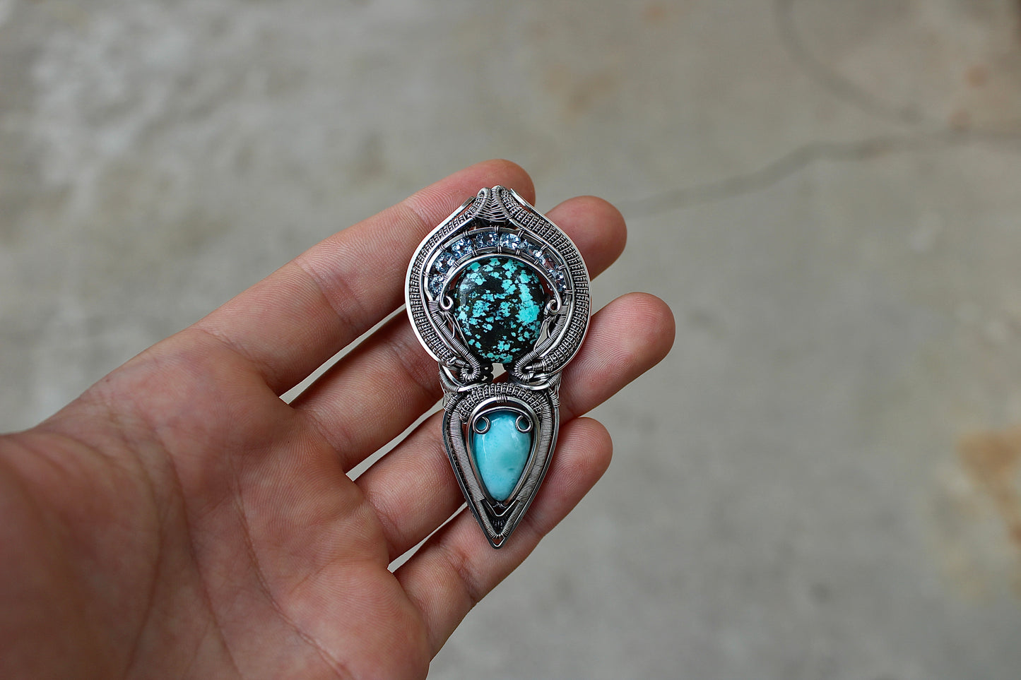 Feeling the Blues - Turquoise Pendant