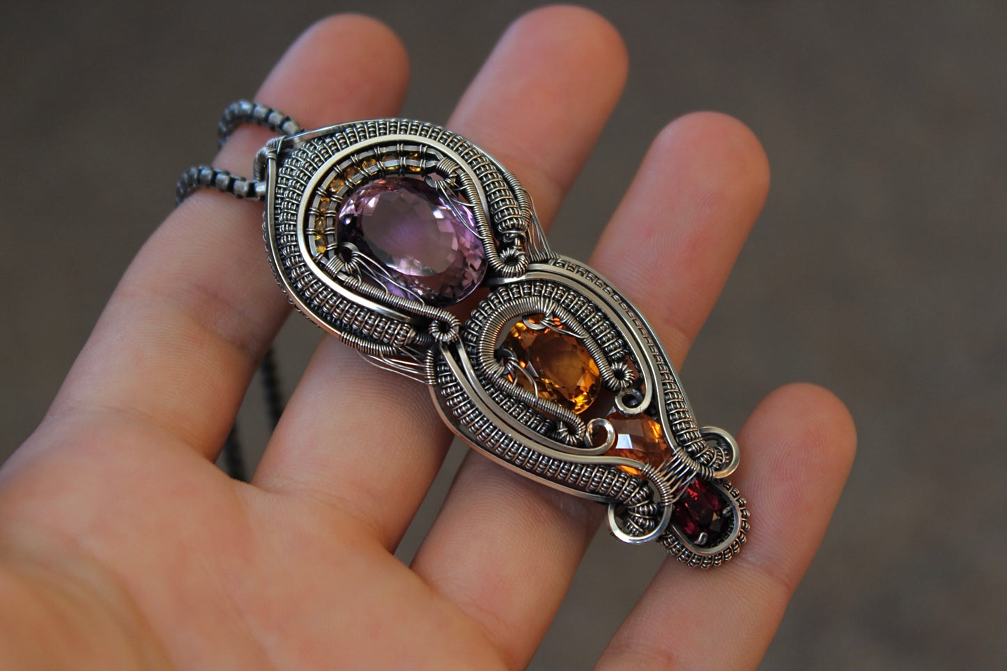 Sunset Skies - Ametrine Pendant