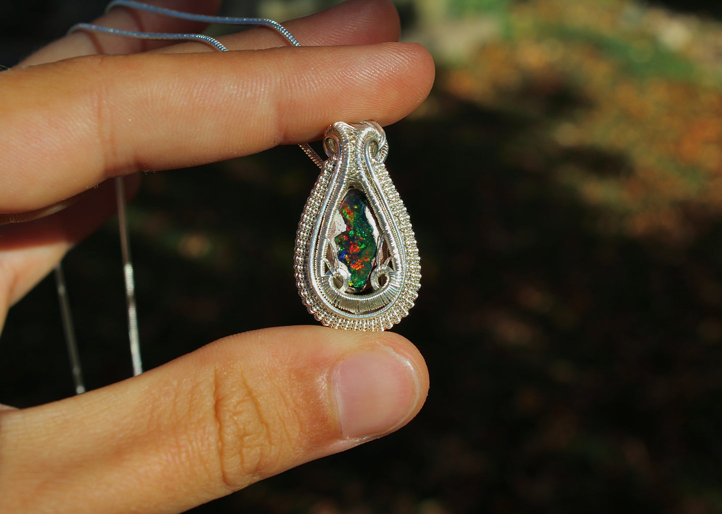 Galaxy Opal pendant