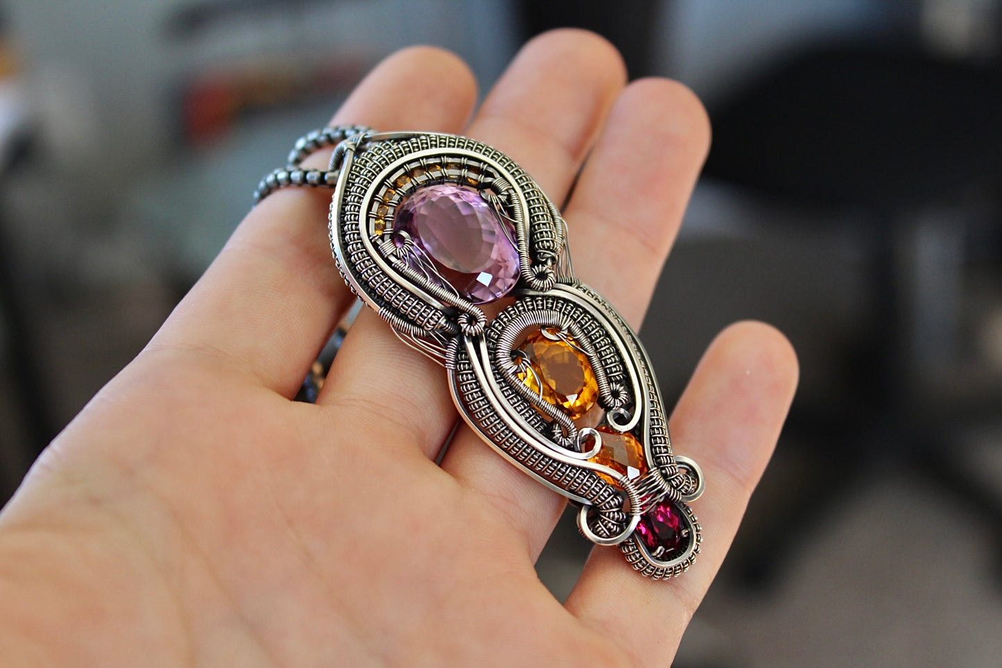 Sunset Skies - Ametrine Pendant