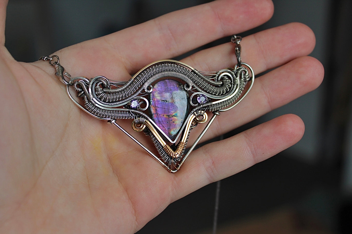 Resilience - Spectrolite Pendant