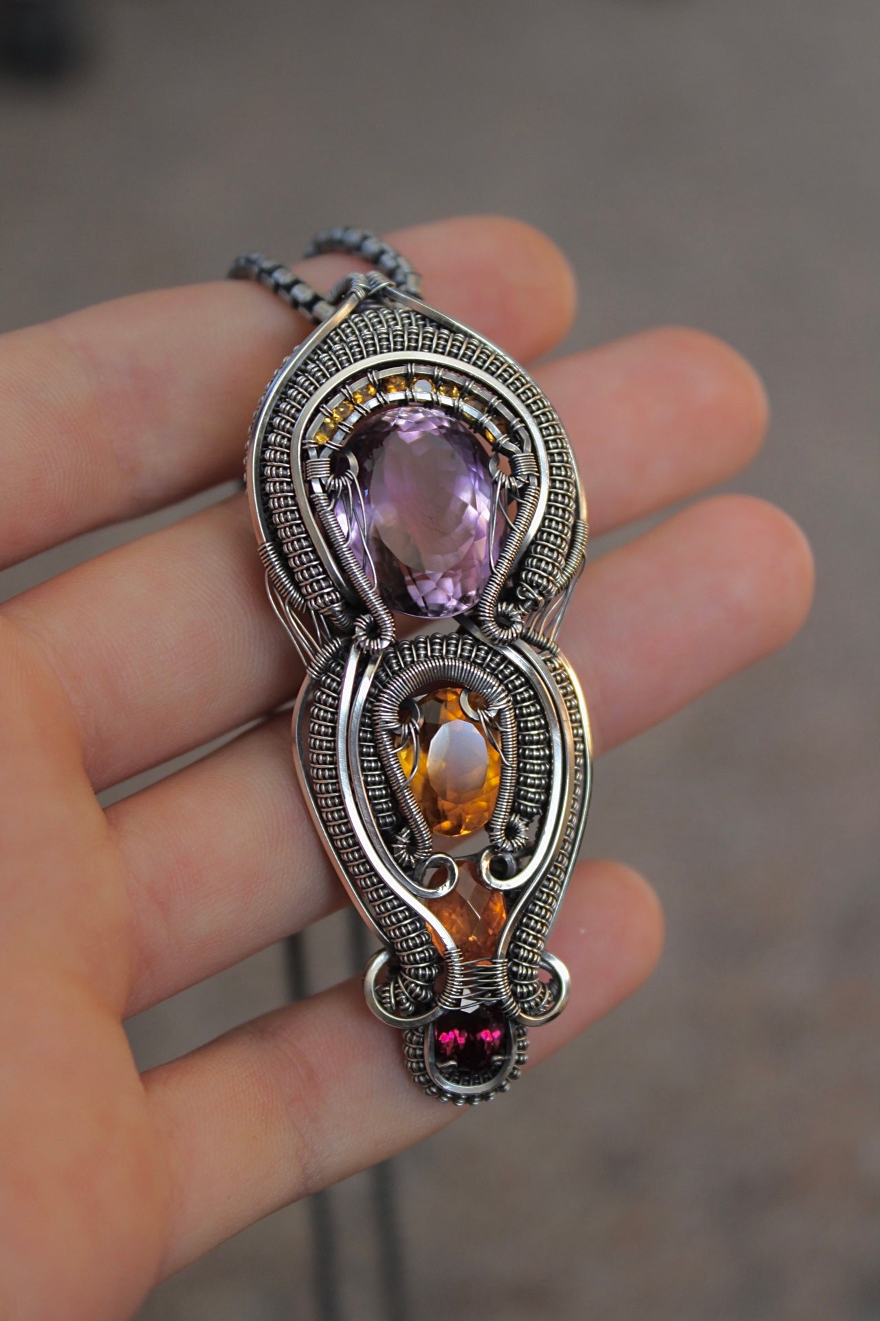 Sunset Skies - Ametrine Pendant